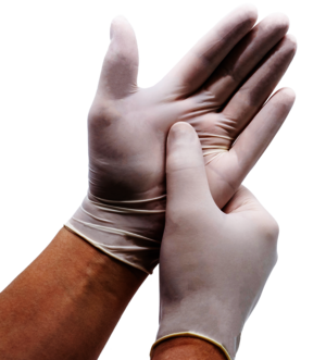 Carsystem Latex Handschuh Schutzhandschuh