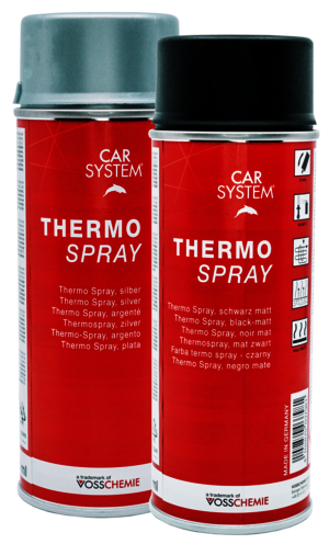 Carsystem Thermo Spray in silber und schwarz