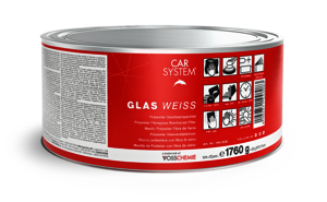 Carsystem Glas Weiss Spachtelmasse